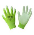 Floristik24 Nylonowe rękawice ogrodowe Kixx rozmiar 8 jasnozielone, limonkowe