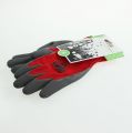 Floristik24 Nylonowe rękawice ogrodowe Kixx rozmiar 10 czerwone, szare