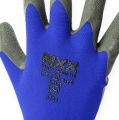 Floristik24 Nylonowe rękawice ogrodowe Kixx rozmiar 8 niebieskie, czarne