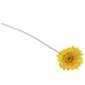 Floristik24 Kwiaty sztuczne Gerbera żółte 45cm
