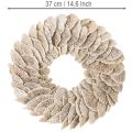 Wianek z gąbki, naturalna dekoracja, 37 cm | Floristik24.pl