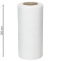 Biała wstążka do wieńca, szerokość 200 mm, rolka 25 m, wstążka żałobna, wstążka kokardka, wstążka dekoracyjna do florystyki pogrzebowej i na inne okazje | Floristik24.pl