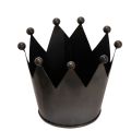 Floristik24 Korona metalowa, mała dekoracyjna korona do dekoracji stołu, 10cm