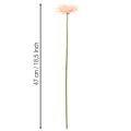 Sztuczne kwiaty gerbery morelowe 47cm 6szt | Floristik24.pl