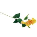 Floristik24 Sztuczne Kwiaty Hibiskusa Żółte 62cm