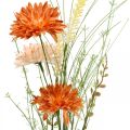 Floristik24 Sztuczne kwiaty łąkowe Pomarańczowe Sztuczne kwiaty na wybieranie Letnia dekoracja