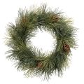 Floristik24 Sztuczny wianek z gałązek sosnowych i szyszek 60 cm