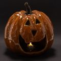 Ceramiczna dynia na Halloween,