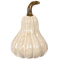 Dekoracyjna ceramiczna dynia, jesienna dekoracja stołu, 12 cm | Floristik24.pl