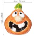 Dekoracyjna figurka dyni jako ciekawa ozdoba jesienna, 6 cm, 2 sztuki | Floristik24.pl