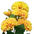 Floristik24 Ozdoba ze sztucznych kwiatów, dalie sztuczna pomarańcza 50cm