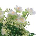 Floristik24 Dekoracja ze sztucznych kwiatów sztuczny bukiet kwiatów Jasmin Bellis sztuczny 30cm