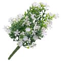 Floristik24 Dekoracja ze sztucznych kwiatów sztuczny bukiet kwiatów roślina lodowa biała 26cm