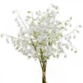 Floristik24 Sztuczne kwiaty, sztuczne konwalie dekoracja biała 38cm 5szt