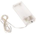 Lampki choinkowe zasilane bateriami do użytku wewnątrz pomieszczeń, ciepła biel, 10 diod LED, długość 1 m, 6 sztuk | Floristik24.pl