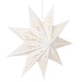 Floristik24 Dekoracja świąteczna LED Gwiazda Bożonarodzeniowa do powieszenia, ciepła biel, do wnętrz, 38 cm