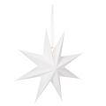 Floristik24 Gwiazda wisząca LED z timerem, ciepła biel, ogrodowa, 38 cm