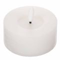 Floristik24 Podgrzewacze LED XL, biały, prawdziwy wosk, z timerem, ciepła biel, 6 cm, 2 szt.