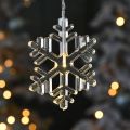 Floristik24 LED Window Decoration Christmas Snowflakes Warm White Na baterię 105cm