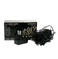 Floristik24 Łańcuch świetlny LED ryż 180s 13,5m czarny/ciepła biel
