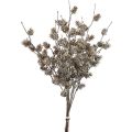 Gałąź modrzewia sztuczne gałęzie dekoracyjne szyszki białe 52cm 3szt