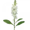 Floristik24 Levkoje Biały sztuczny kwiat Sztuczny kwiat łodygi 78cm