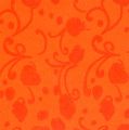 Floristik24 Papier mankietowy pomarańczowy ze wzorem 25cm 100m