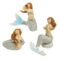 Floristik24 Figurka dekoracyjna syrenka niebieska 6cm - 9,5cm 3szt.
