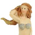 Figurka dekoracyjna syrenka niebieska 6cm - 9,5cm 3szt. | Floristik24.pl