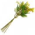 Floristik24 Mimosa żółta sztuczna wiązka sztucznych roślin 39 cm