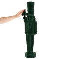Figurka Dziadka do Orzechów, stojąca, dekoracja świąteczna, flokowana, 77 cm | Floristik24.pl