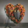 Floristik24 OASIS® Bioline® Deco serce urny 65cm z podstawką