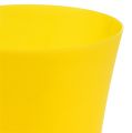 Floristik24 Doniczka do storczyków plastikowa żółta Ø12,5cm H14cm, 1szt.