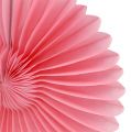 Floristik24 Dekoracja imprezowa papierowy kwiat o strukturze plastra miodu różowy Ø20cm 3szt