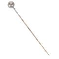 Szpilki florystyczne i dekoracyjne z perłową główką, srebrne, Ø4mm, 40mm, 150 sztuk | Floristik24.pl