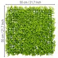 Mata z bukszpanu sztucznego 55x55 cm do dekoracyjnej aranżacji ściennej | Floristik24.pl