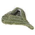 Floristik24 Naturalne serce roślinne do florystyki z folią, 25cm