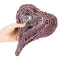 Serce do roślin z ozdobą foliową do sadzenia 24cm | Floristik24.pl