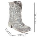 Dekoracyjne kowbojskie buty do sadzenia 24 cm | Floristik24.pl
