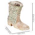Doniczka kowbojska z motywem kwiatowym, 24 cm | Floristik24.pl