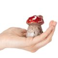 Dekoracja domku z grzybów Miniaturowy muchomor czerwony 6cm 2 szt. | Floristik24.pl