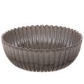 Floristik24 Miska okrągła, ryflowana, dekoracyjna do kompozycji kwiatowych, 20 cm, 2 sztuki