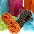 Floristik24 Lehner Wool Spring Colorful Craft Set