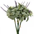 Floristik24 Sztuczne jedwabne kwiaty, szałwia w pęczku, szałwia jedwabny kwiat fioletowy dł.28cm 4szt