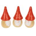 Floristik24 Miniaturowa figurka krasnala Muchomor czerwony dekoracja stołu 10 cm 6 szt.