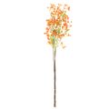 Sztuczny kwiat orchidei gałązka pomarańczowa filigranowa dekoracja pokoju 110cm 3 szt. | Floristik24.pl