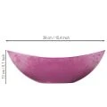 Miska plastikowa, różowa, 39 cm x 13 cm, wys. 13 cm | Floristik24.pl
