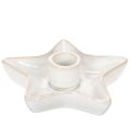 Ceramiczny świecznik gwiazda,