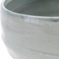 Floristik24 Miska ceramiczna, donica falista, dekoracja ceramiczna owalna Ø18,5cm W7,5cm