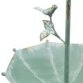 Floristik24 Parasol Antyczny do zawieszenia Mint Green H43cm Ø28cm